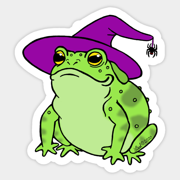 Halloween Toad Sticker by HonuHoney